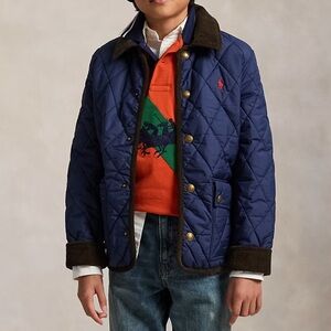 Ralph Lauren Boys Quilted Barn Jacket - EUC Size:7